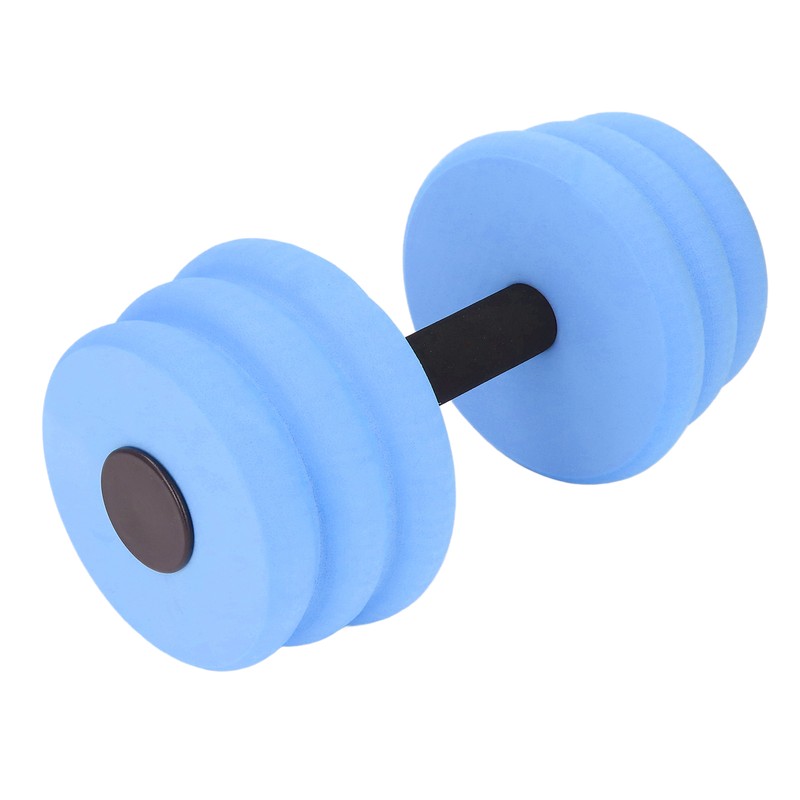 2pcs Floating Dumbbell EVA Thread Design Aquatic Exercise Dumbbell for