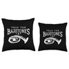 Baritone Player Marching Band Baritones Throw Pillow