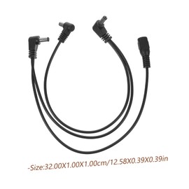 Vaguelly 9v Electric Guitar Effect Daisy Chain Cable Professional Connector for Guitar Effects and Wear-resistant Design for