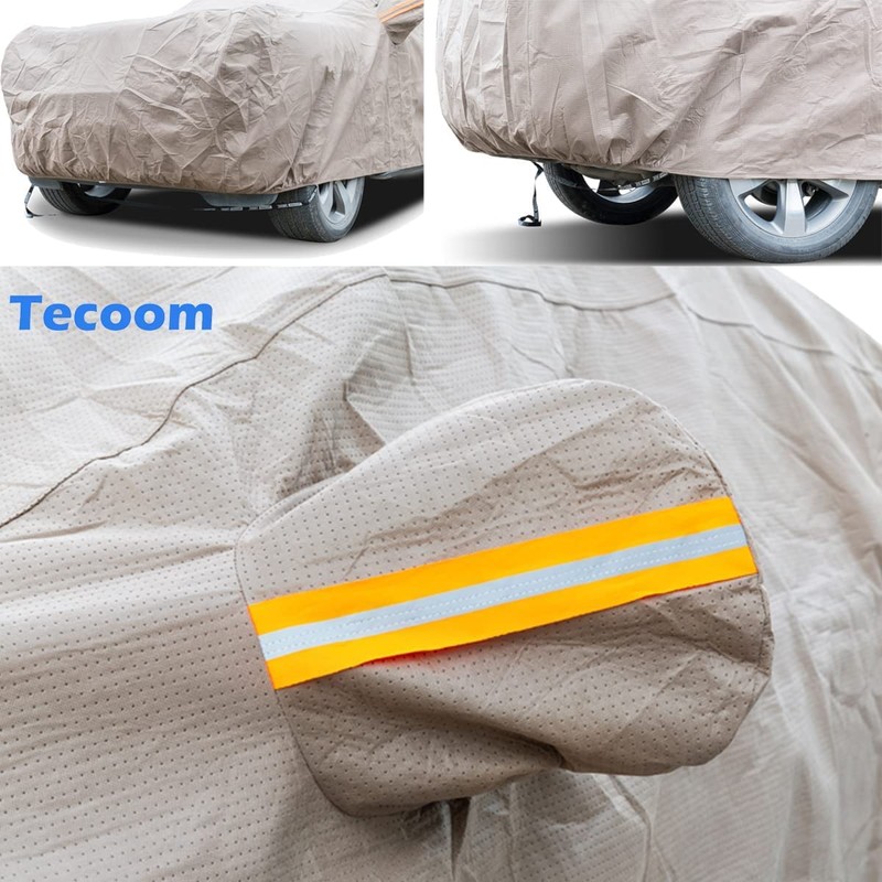 Tecoom Thick Shell Super Breathable-Waterproof Windproof Snow Sun Rain UV