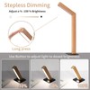 HBGFHG Wooden Desk Light ，Dimmable Desk Lamp for Home Office