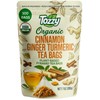 Tozzy Organic Turmeric,Ginger & Cinnamon Tea – 100 Count, Plant-Based