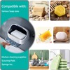 NEWBOVIK Soap Holder with Lid, Premium ABS Soap Dish with