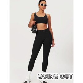 AEEZO Women's Impact Booty Seamless Leggings Hidden Scrunch Butt Lifting Tummy Control Workout Yoga Pants