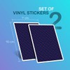 Vinyl Rectangle Vertical (Portrait) Stickers (Set of 2) 10cm -