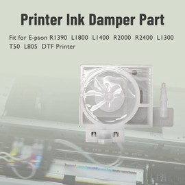 Qiqimingxin 4Pcs Printer Ink Damper Part Fit for DTF Printer R1390 L1800 L1400 R2000 R2400 L1300 T50 L805 Printers Ink Damper Dumper Replacement