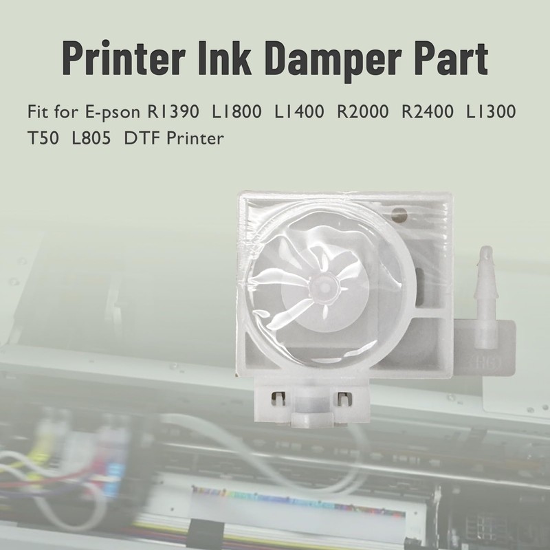 Qiqimingxin 4Pcs Printer Ink Damper Part Fit for DTF Printer