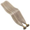 Ugeat U Tip Hair Extensions Human Hair Ash Blonde With