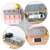 SHINEOFI Plug Receiving Box for Desktop Grey Cable Organizer Lid