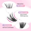 Glowing Win Individual Eyelash Extensions Set DIY 60D Cluster Lashes