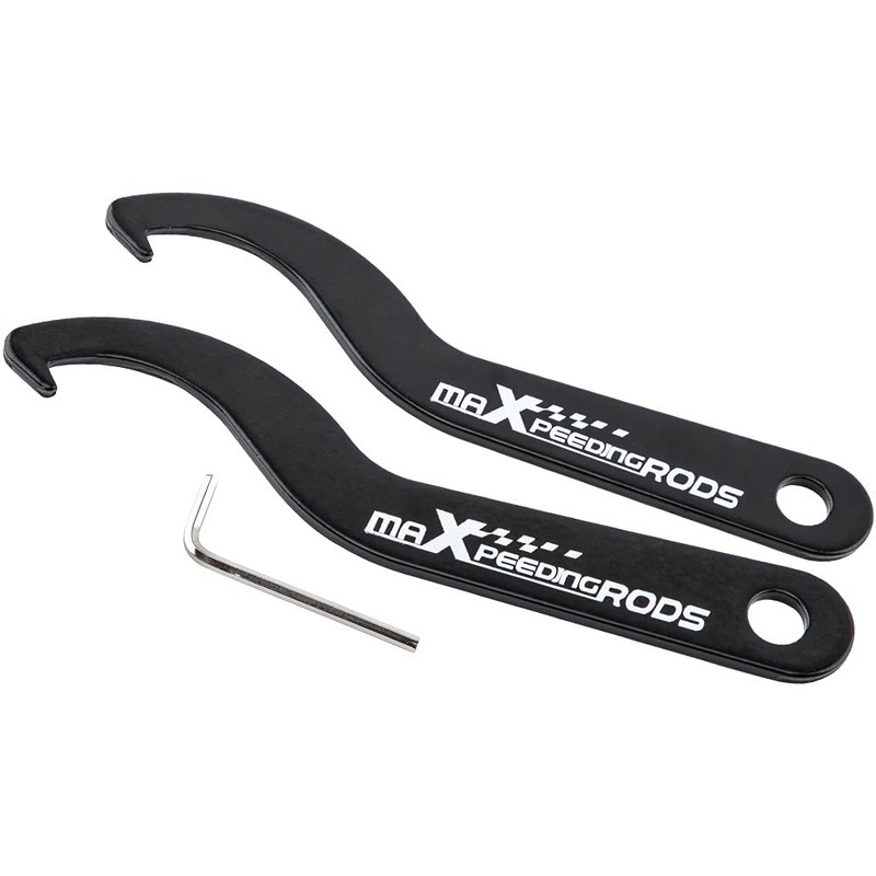 maXpeedingrods Universal C Spanner Hook Wrench Set Coilover Spring Adjustment