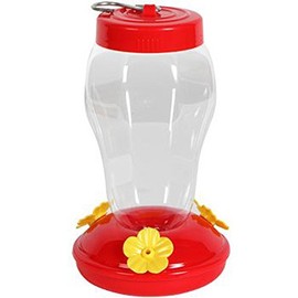 Garden Collection Plastic Hanging Hummingbird Feeder