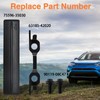 KPALAG 4PCS Roof Rack Removal Delete Kit Compatible with Toyota