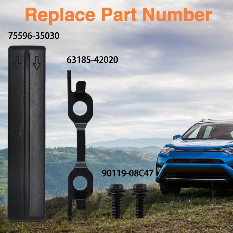 KPALAG 4PCS Roof Rack Removal Delete Kit Compatible with Toyota