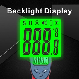 Digital Infrared Thermometer, Laser Temperature Gun -58℉～1022℉ IR Thermometer Gun with Adjustable Emissivity, Temp Gun Thermometer for Cooking, BBQ, Oven & Engine (Not for Human Body Temp)