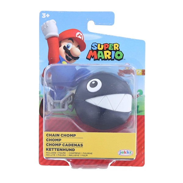 SUPER MARIO Action Figure 2.5 Inch Chain Chomp Collectible Toy