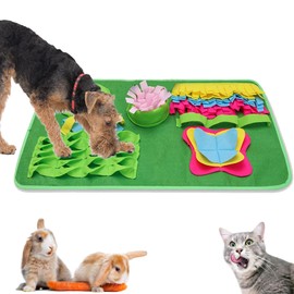 Snuffle Mat for Dogs,Snuffle Mat for Dogs Large Breed and Medium,27.5''×16.9'' Dog Feeding Mats for Slow Feeder and Smell Training,Interactive Dog Toys