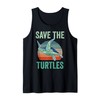 Save The Turtles Animal Turtle Pet Lover Tank Top