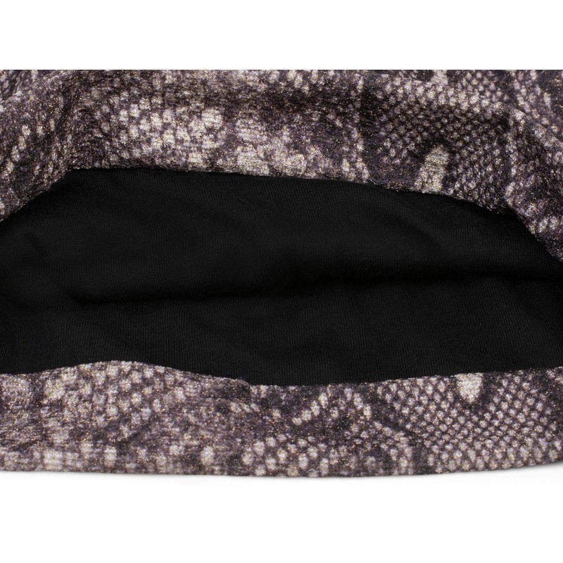 styleBREAKER 04024174 Women's Beanie Hat with Snake Python Pattern and