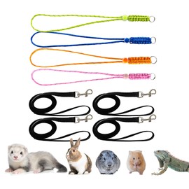 Handmade Figure 8 Harness and Leash for Ferrets/Bearded Dragons/Guinea Pigs/Rats/Chinchillas/Reptiles/Birds/Squirrels/Small Animals