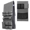 Rexmica Mini Fridge Organizer, Fridge Dust Cover with 14 Pockets