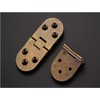 Folding Flip Top Hinge, Tiberham 180 Degree Round Edge Sewing