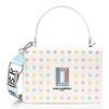 Karl Lagerfeld Paris Simone Logo Crossbody, Ivory/Candy