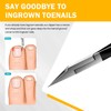 BEZOX Nail Clippers for Seniors Thick Toenails with Straight Blade