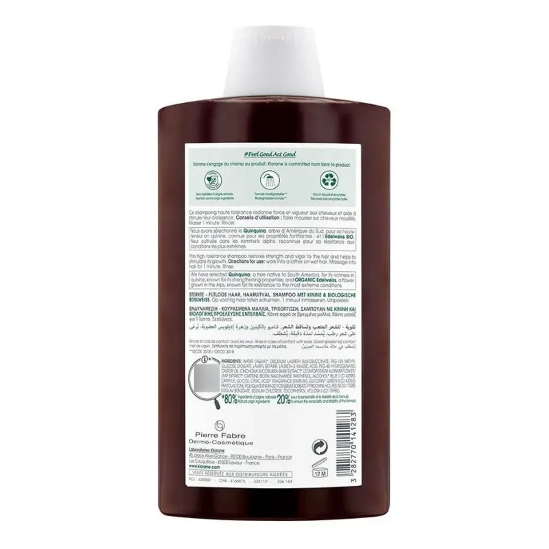 Shampoo Klorane Quinina 400ml