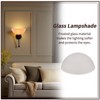 Glass Lamp Shade Replacement for Torchiere Floor Lamps，Lamp Shade for