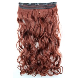 PRETTYSHOP 40 cm or 55 cm Clip-In Hair Extensions, Voluminous and Wavy Hairpiece