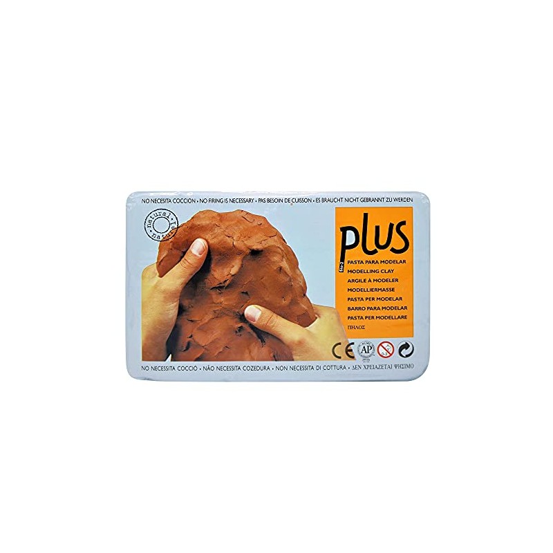 ACTIVA Plus Clay Natural Self-Hardening Clay Terra Cotta 2.2 pounds