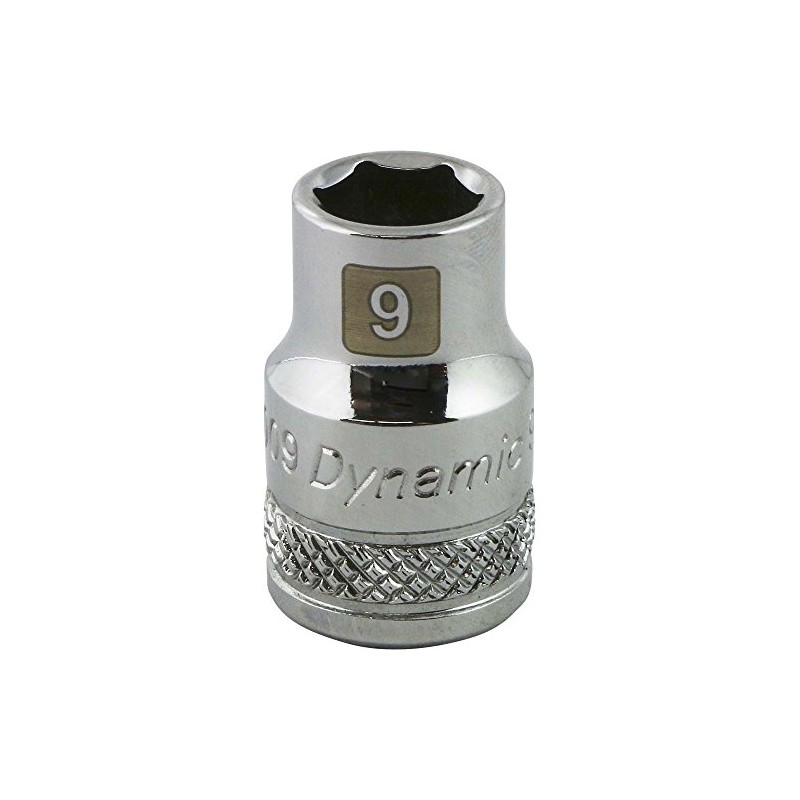 Dynamic Tools 3/8" Drive 6 Point Metric, 9mm Standard Length,