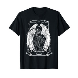 The Death XIII Angel Skull Style Tarot Card T-Shirt