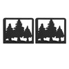 2pcs Tree Napkin Holder Hollow Out Tree Pattern Thickened Nonslip