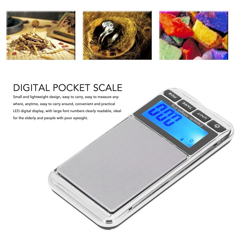 Digital Pocket Scale High Accuracy Portable Safe Reliable Mini Pocket