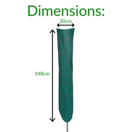 kanta Rotary Washing Line Cover – 148 x 30cm Waterproof PEVA Material – Tear-Resistant Outdoor Cloth Airer & Parasol Protector – Fits Most Rotary Dryers & Clothes Lines