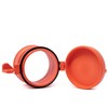 Enviro Design Products 4" Orange Polypropylene Well Cap | Watertight,