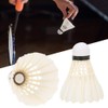 Badminton Shuttlecocks Goose Feather High Speed Badminton Balls for Indoor