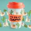 Eco To Go Llama Bamboo Cup