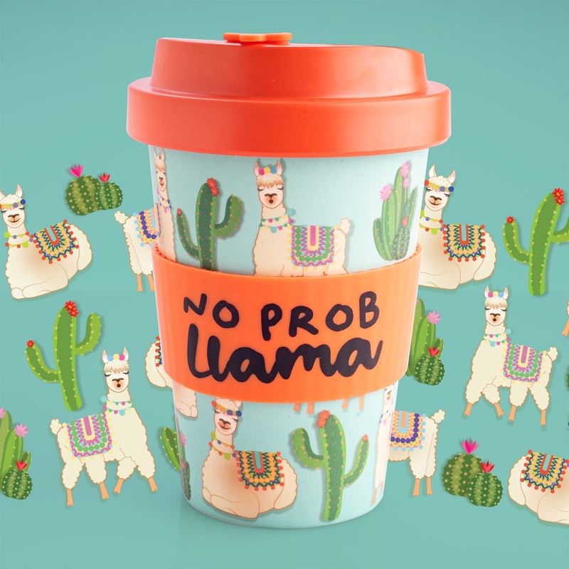 Eco To Go Llama Bamboo Cup