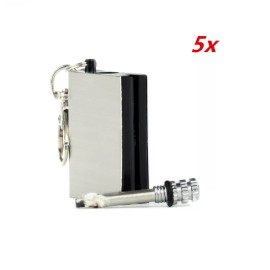 TSY TOOL 100 Pcs Waterproof Permanent Match Lighter Strike To Light Survival Fire Starter - 5 Pcs