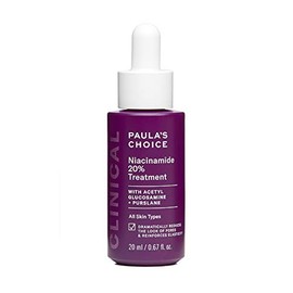 Paula's Choice CLINICAL 20% Niacinamide Vitamin B3 Concentrated Serum, Anti-Aging Treatment for Discoloration and Minimizing Large Pores, Fragrance-Free & Paraben-Free, 0.67 Ounce Dropper Bottle