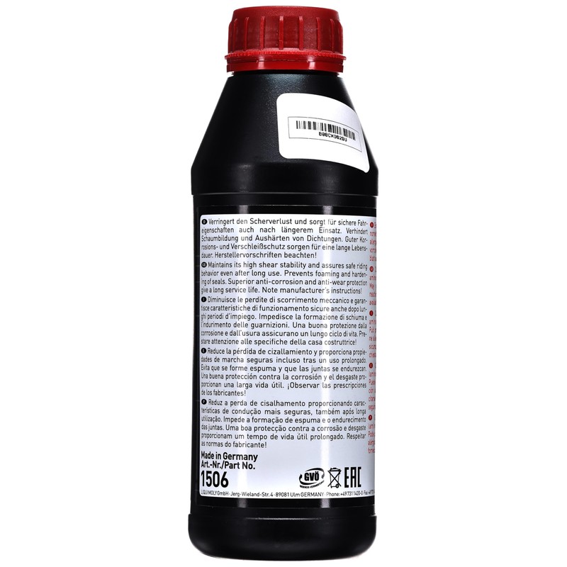 LIQUIMOLY Motorbike Fork Oil 10W Medium 16.9 fl oz (500