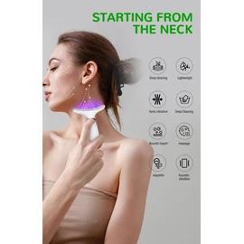 7-Color LED Facial & Neck Massager – Heated Vibration Face Lift Device with Microcurrent for Skin Tightening & Brightening