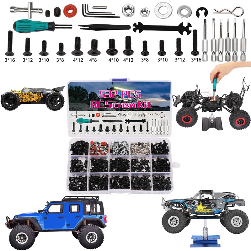 RC Car Repair Work Stand 532 PCS RC Repair Tool