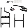 KEWISAUTO 42" Foldable Pickup Truck Tailgate Ladder with Grab Handle,