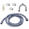 Extendable Washing Machine Hose, Drain Pipe Replacement or Extension Kit,