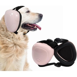 BuFan Orejeras para Perros - Protección Auditiva Ajustable, Reducción de Ruido, Ear Covers para Caminar, Fuegos Artificiales, Tormentas Eléctricas y Cazar