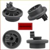 4 Pcs 4581DD3003B Dishwasher Lower Rack Wheels, Bottom Dishrack Roller